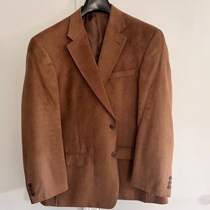 Men’s brown suede sport coat